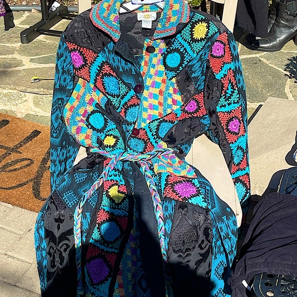 Sandy Starkman Multicolored Coat - Picture 2 of 2